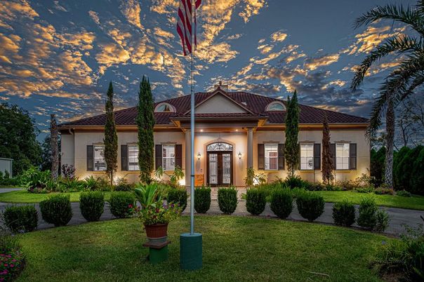 Backyard, Exterior, Facade, French Provincial