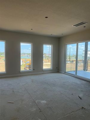 Empty room, Interior, Recessed Lighting