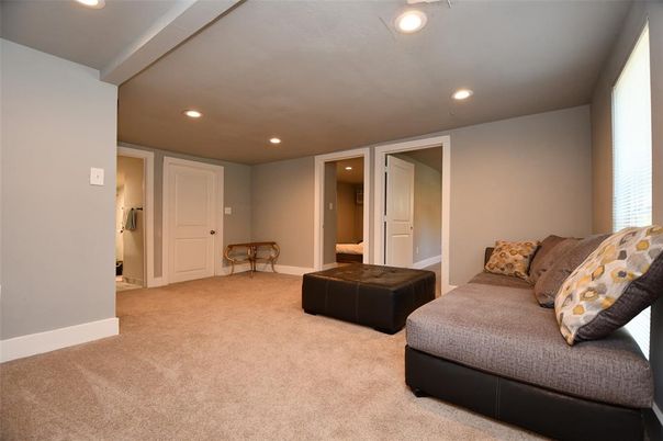 Bedroom, Interior, Recessed Lighting