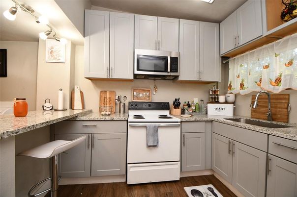 Interior, Kitchen, Wood Texture Flooring