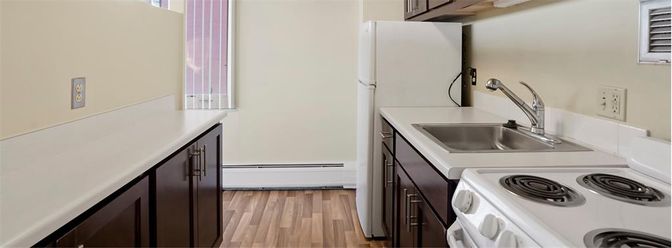 Interior, Kitchen, Wood Texture Flooring