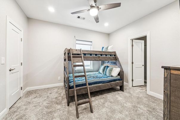 Bedroom, Interior, Recessed Lighting