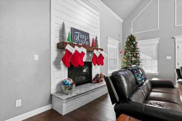 Fireplace, Interior, Wood Texture Flooring