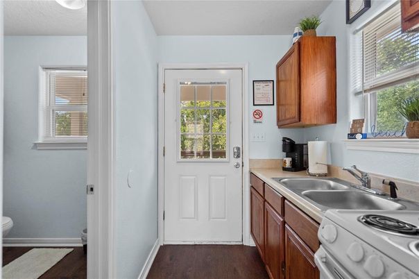 Interior, Kitchen, Wood Texture Flooring