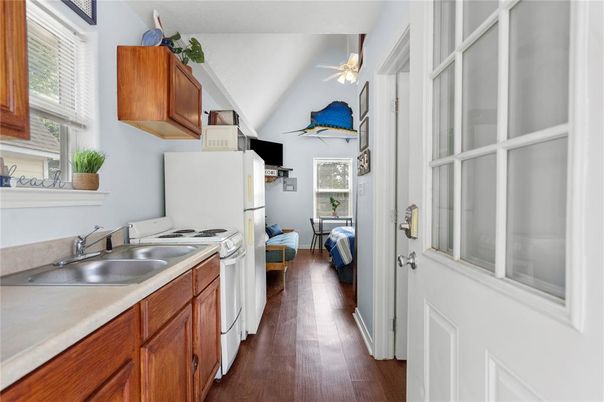Interior, Kitchen, Wood Texture Flooring