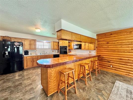 Interior, Kitchen, Wooden Walls