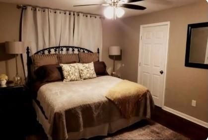 Bedroom, Interior, Wood Texture Flooring