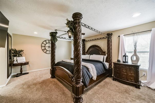 Bedroom, Interior, Recessed Lighting