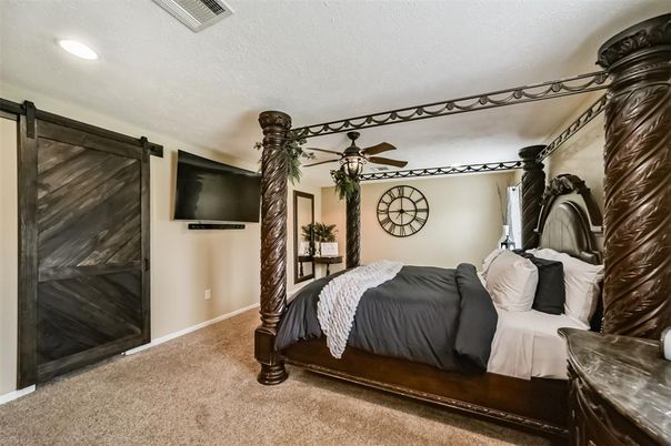 Bedroom, Interior, Recessed Lighting