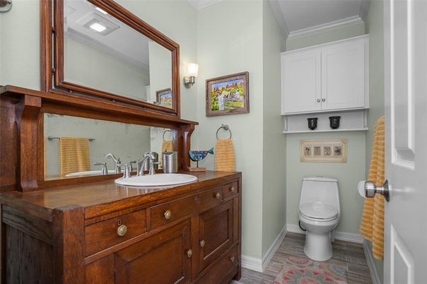 Bathroom, Interior, Wood Texture Flooring