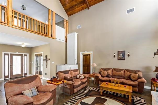 Interior, Living room, Wooden Beams, Wooden Ceilings