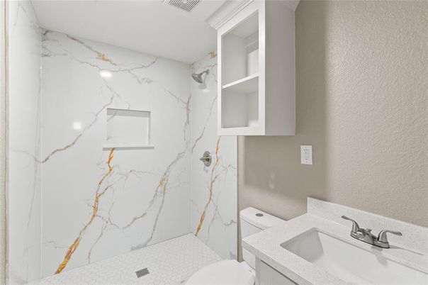 Bathroom, Interior, Marble Walls