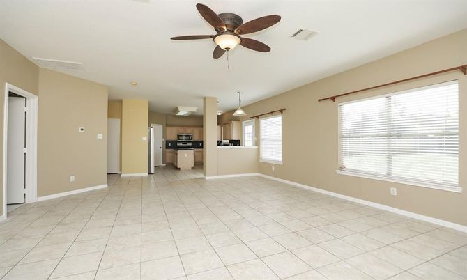 Empty room, Interior, Kitchen, Stainless Steel Appliances
