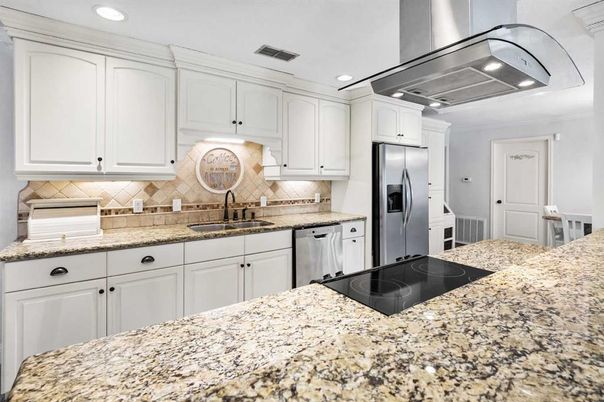 Interior, Kitchen, Recessed Lighting, Stainless Steel Appliances