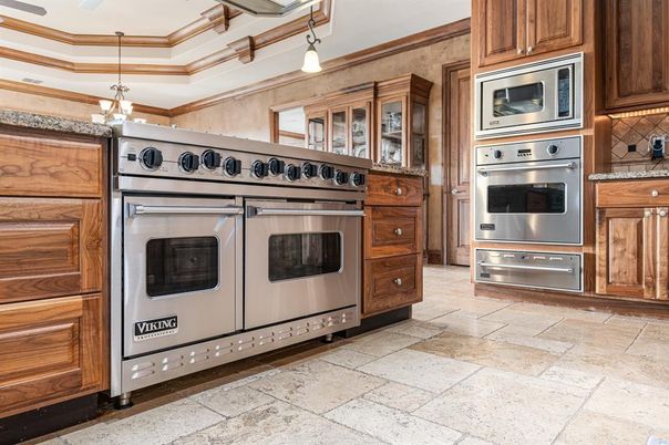Interior, Kitchen, Pendant Lights, Stainless Steel Appliances