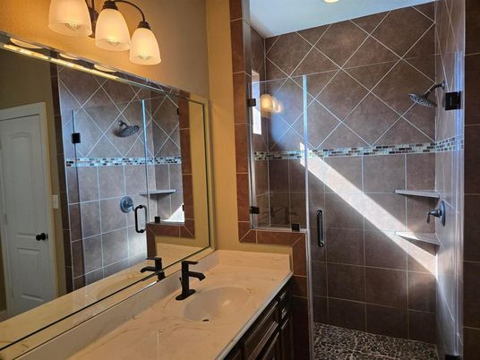 Bathroom, Glass Shower, Interior