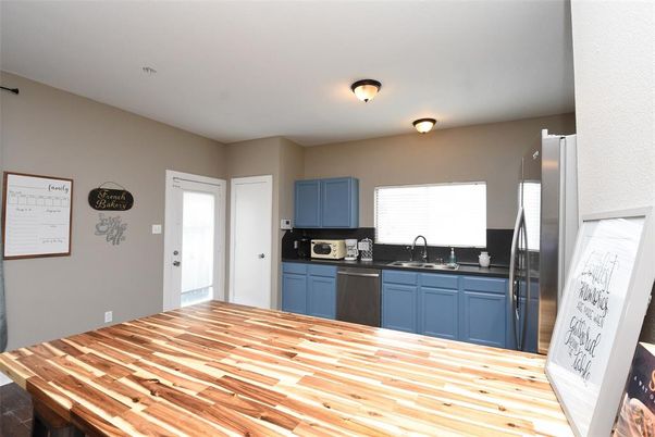 Interior, Kitchen, Wood Texture Flooring