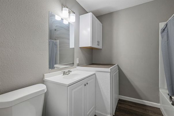 Bathroom, Interior, Wood Texture Flooring