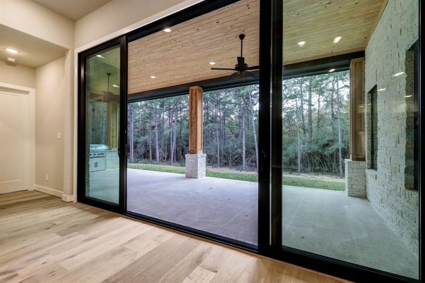 Interior, Recessed Lighting, Wooden Ceilings, Wood Texture Flooring