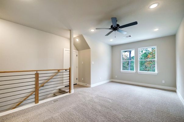 Empty room, Interior, Recessed Lighting