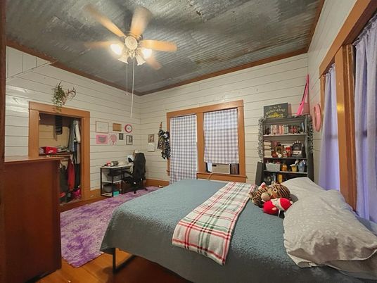 Bedroom, Interior, Wood Texture Flooring