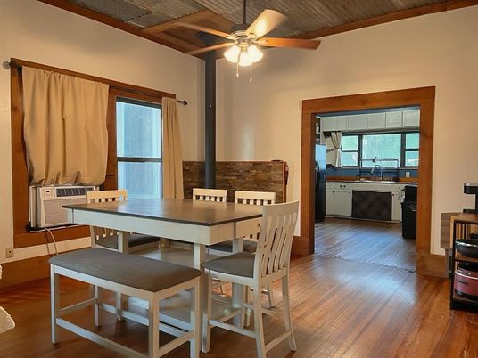 Dining room, Interior, Wood Texture Flooring