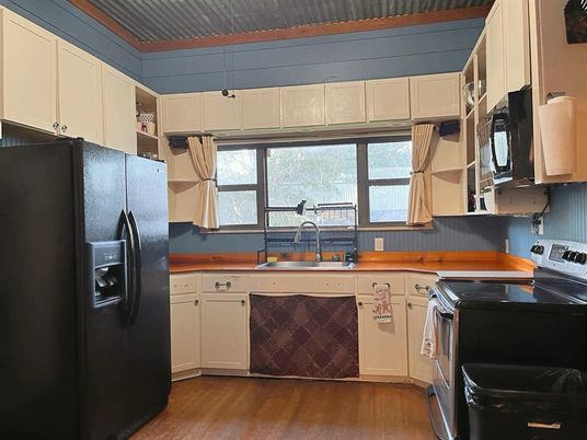 Interior, Kitchen, Wood Texture Flooring