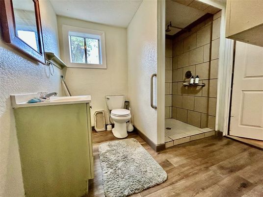 Bathroom, Interior, Wood Texture Flooring