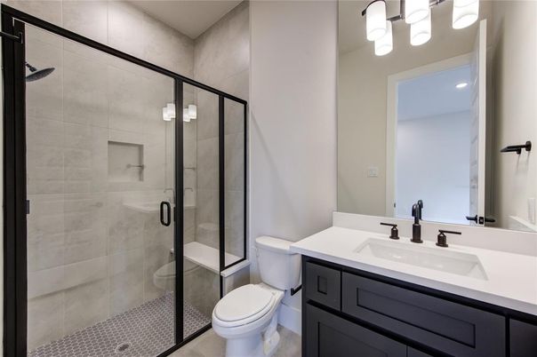 Bathroom, Glass Shower, Interior