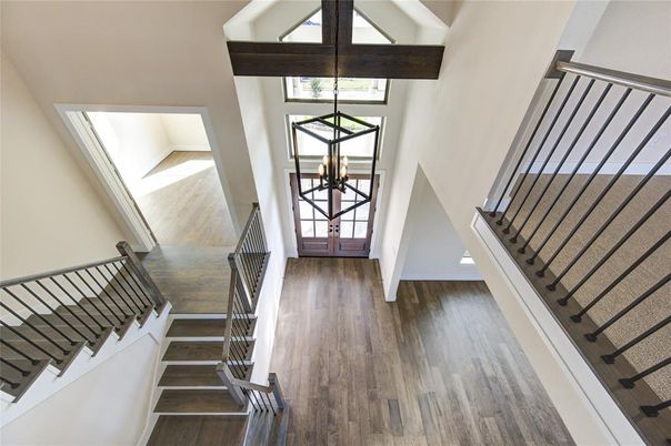 Interior, Pendant Lights, Wooden Beams, Wood Texture Flooring