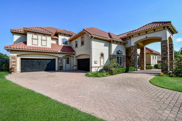Attached, Backyard, Exterior, Facade, Mediterranean