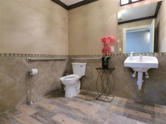Bathroom, Interior, Wood Texture Flooring
