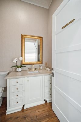 Bathroom, Interior, Wood Texture Flooring