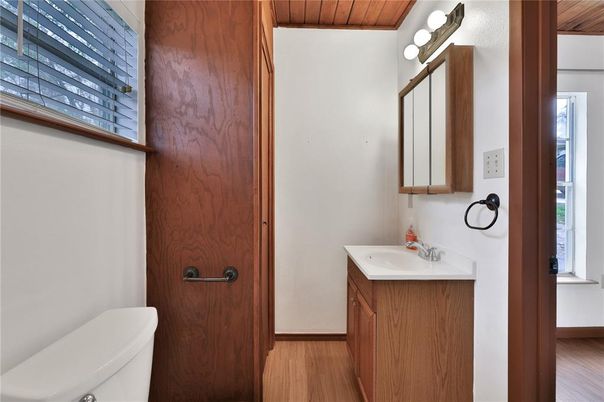 Bathroom, Interior, Wood Texture Flooring