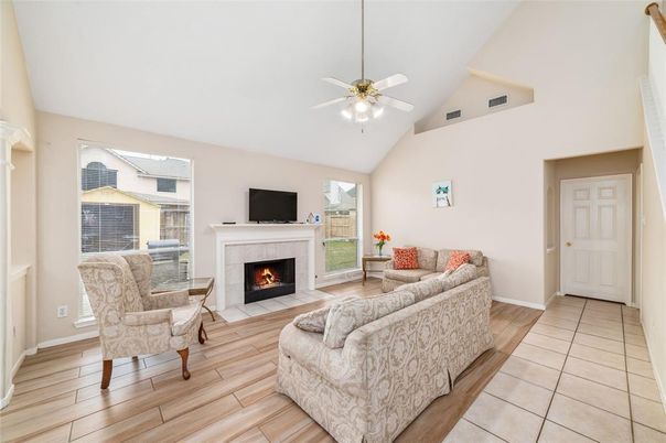 Fireplace, Interior, Living room, Wood Texture Flooring