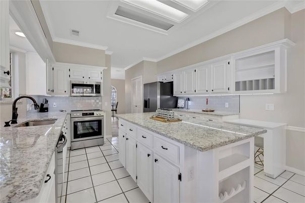 Interior, Kitchen, Recessed Lighting, Stainless Steel Appliances