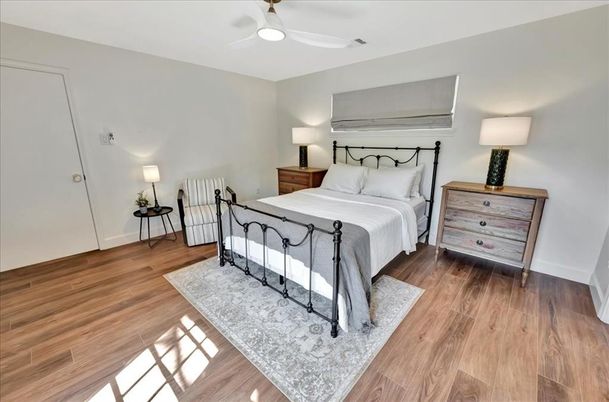 Bedroom, Interior, Wood Texture Flooring
