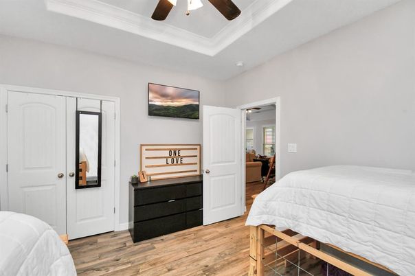 Bedroom, Interior, Wood Texture Flooring