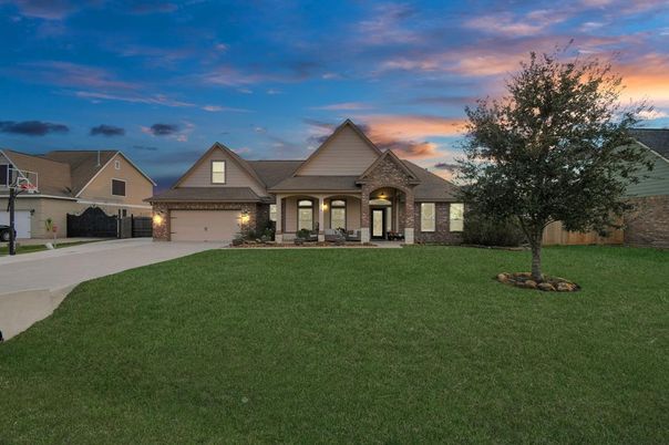 Attached, Backyard, Exterior, Facade, Brick Traditional