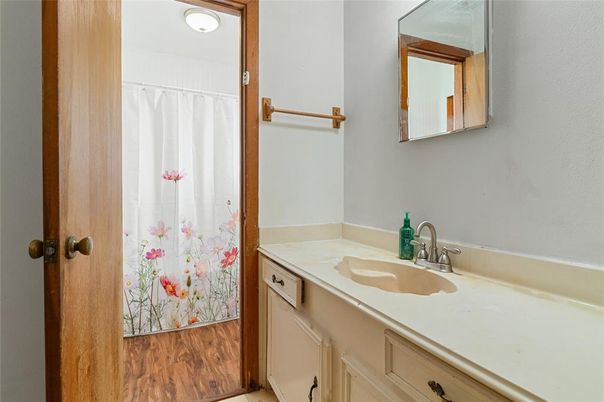 Bathroom, Interior, Wood Texture Flooring
