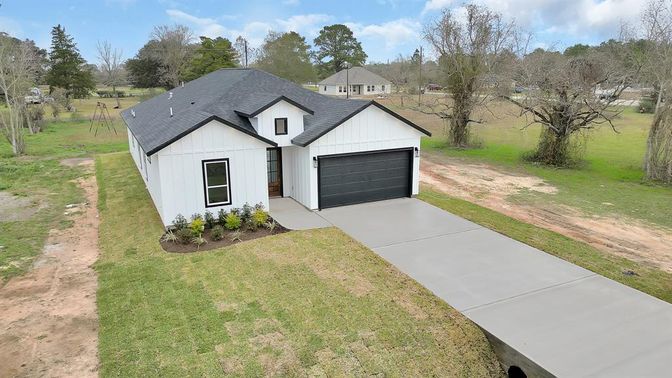 Attached, Backyard, Detached Garage, Exterior, Facade, Farmhouse