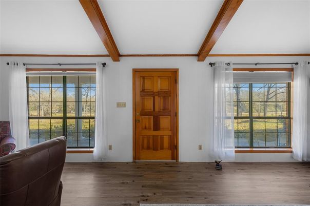 Interior, Wooden Beams, Wood Texture Flooring