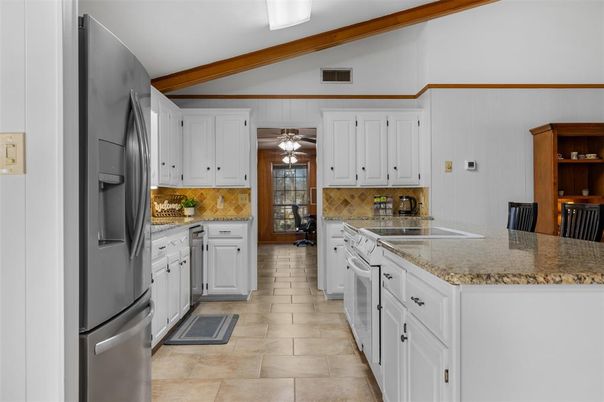 Interior, Kitchen, Wooden Beams