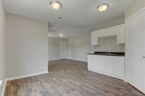Empty room, Interior, Kitchen, Wood Texture Flooring