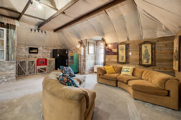 Interior, Living room, Stone Walls, Wooden Walls