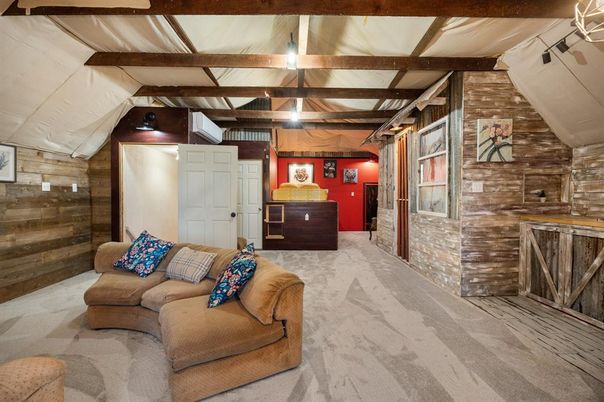 Interior, Living room, Wooden Walls