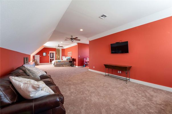 Interior, Living room, Recessed Lighting