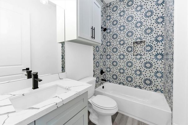 Bathroom, Interior, Wood Texture Flooring