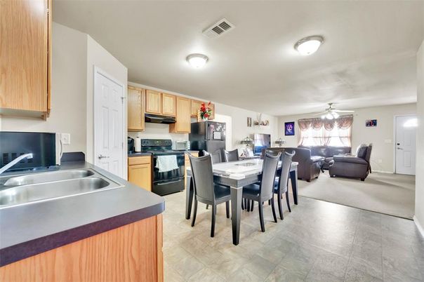 Dining room, Interior, Kitchen, Living room