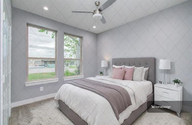 Bedroom, Interior, Recessed Lighting